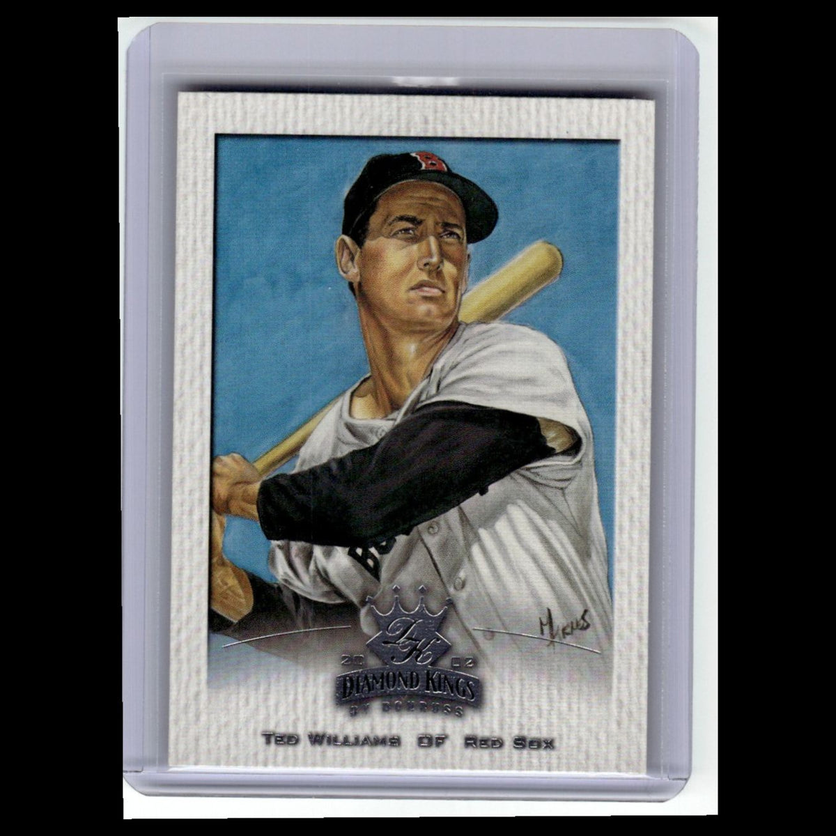 Ted Williams #128 2002 Donruss Diamond Kings Boston Red Sox Baseball Card MLB NM