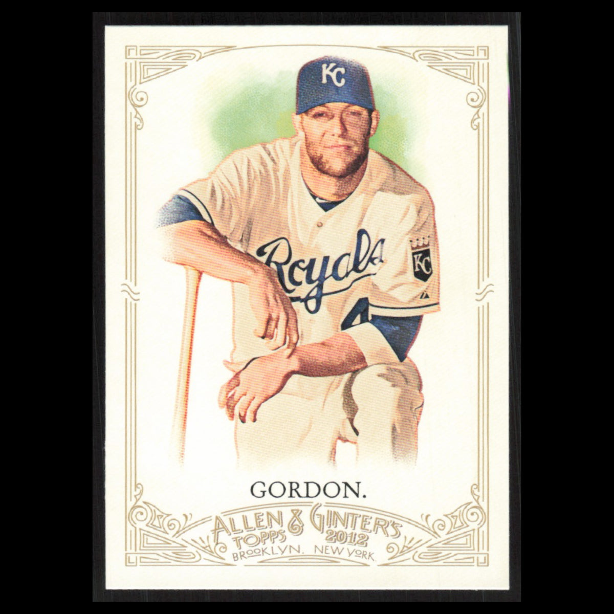 Alex Gordon #34 2012 Topps Allen - Ginter Kansas City Royals Baseball Card MLB