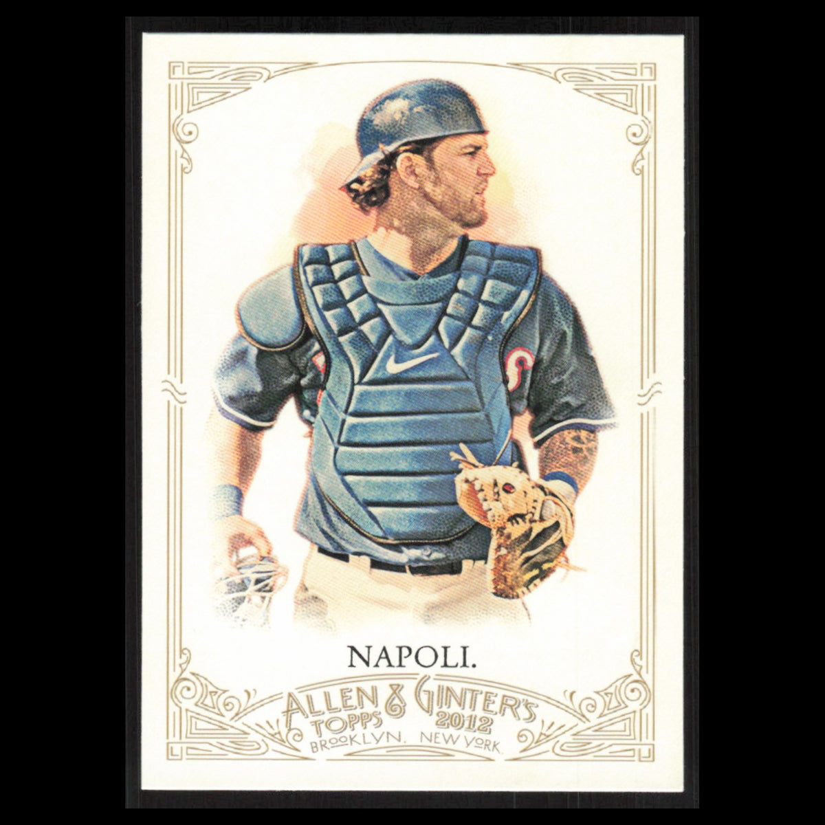 Mike Napoli #330 2012 Topps Allen - Ginter Texas Rangers Baseball Card MLB NM