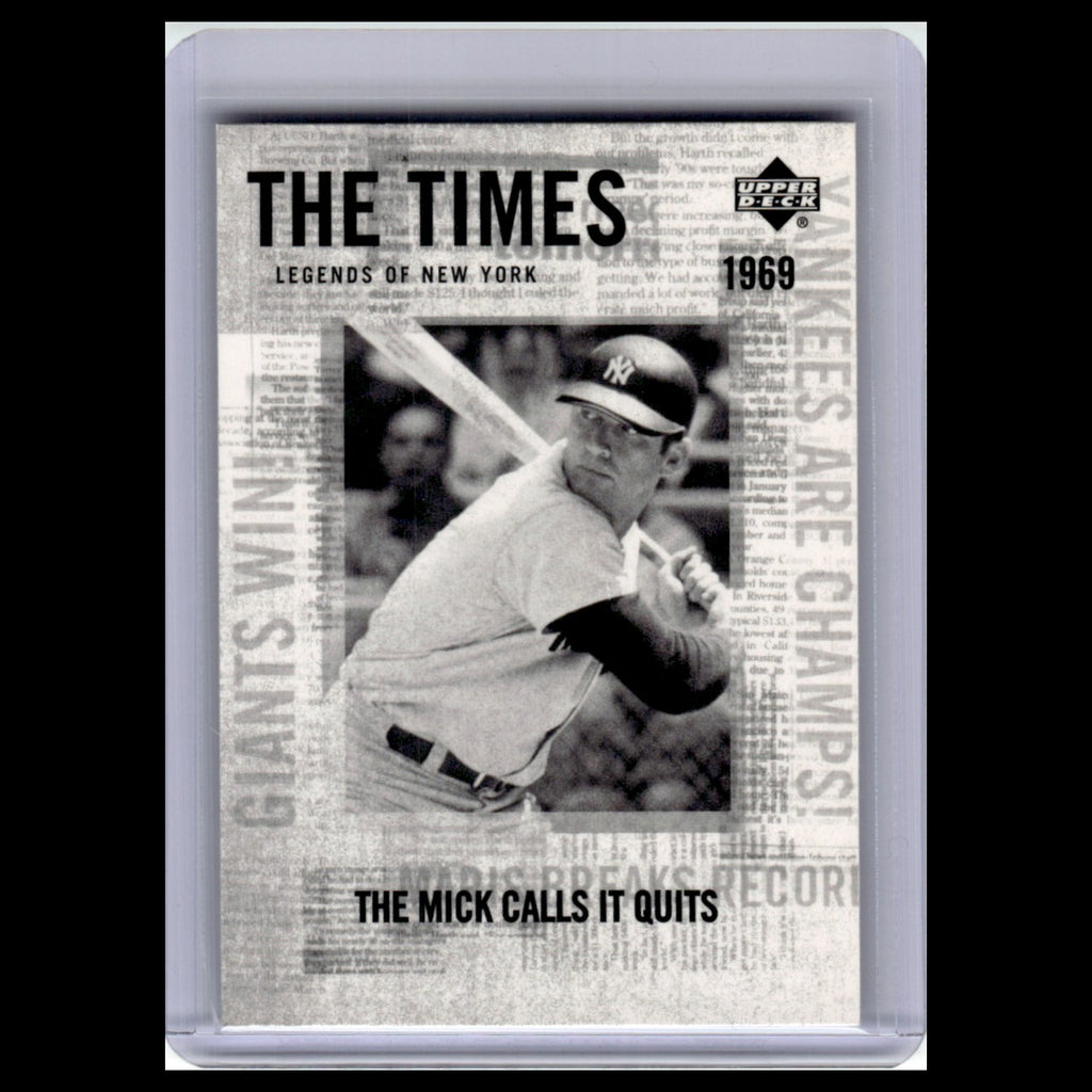 Mickey Mantle #194 2001 Upper Deck Legends of New York New York Yankees Baseball