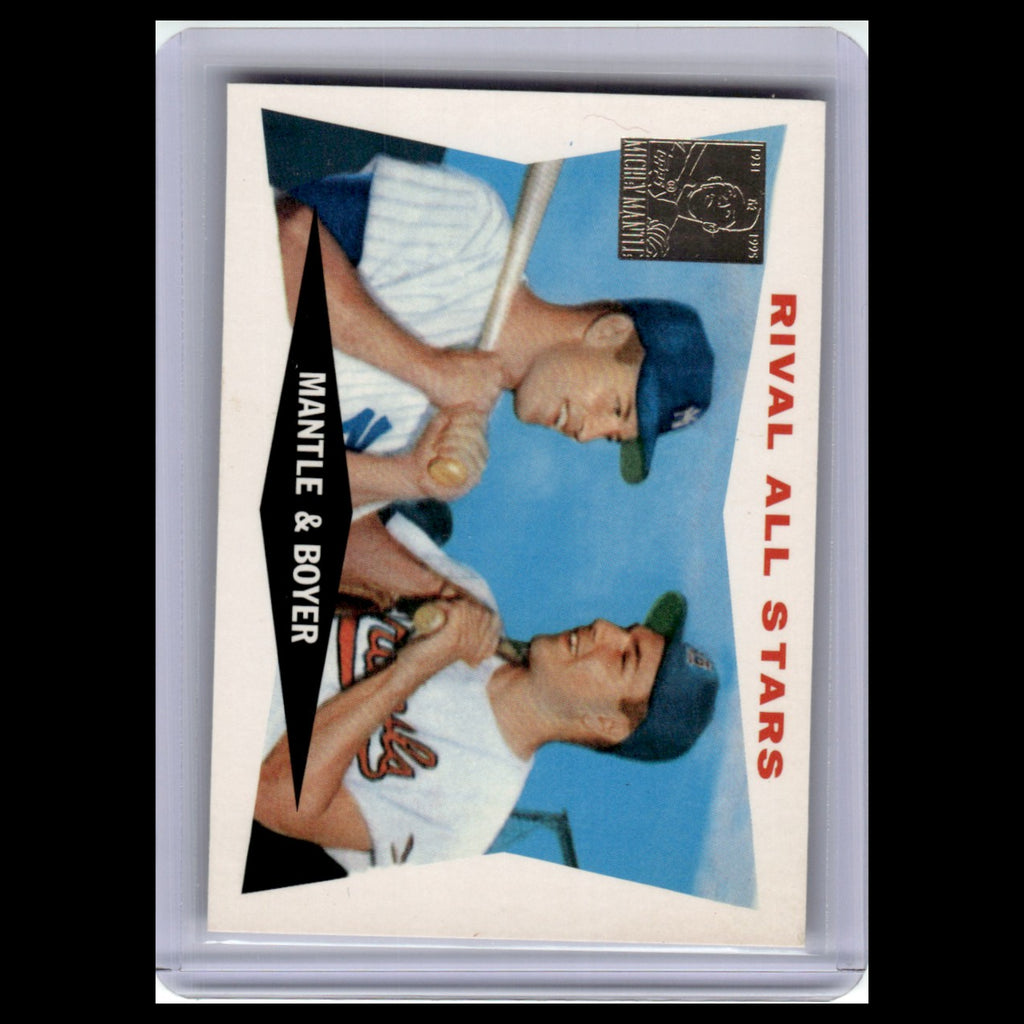Mickey Mantle/Ken Boyer #160 1996 Topps New York Yankees Baseball Card MLB NM