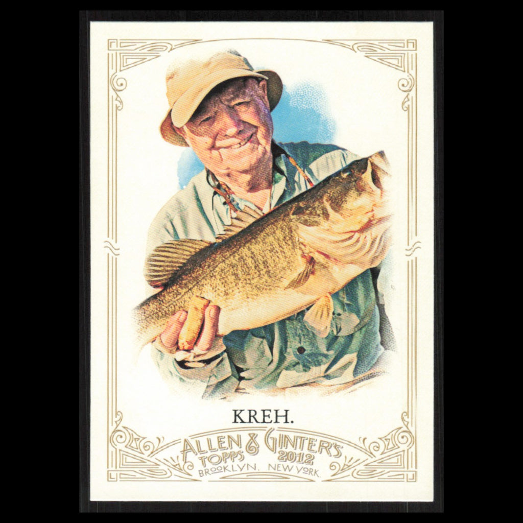 Lefty Kreh #346 2012 Topps Allen - Ginter Fly Fisher Baseball Card MLB NM