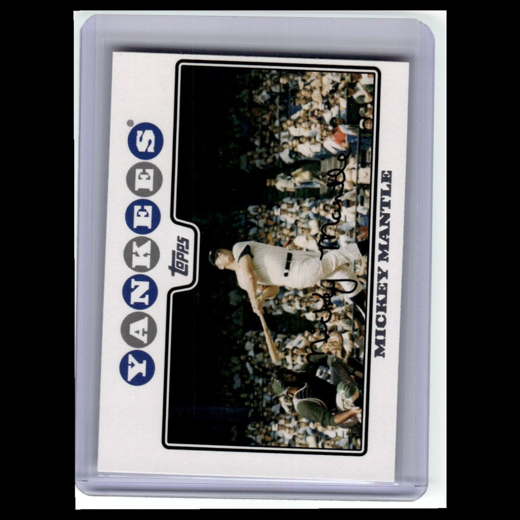 Mickey Mantle #7 2008 Topps New York Yankees Baseball Card MLB NM