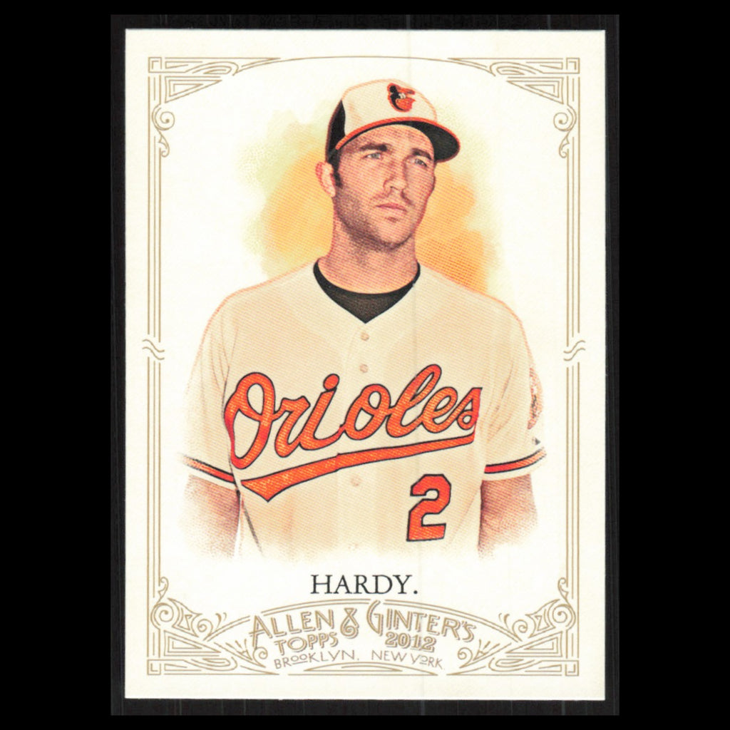 J.J. Hardy #194 2012 Topps Allen - Ginter Baltimore Orioles Baseball Card MLB NM