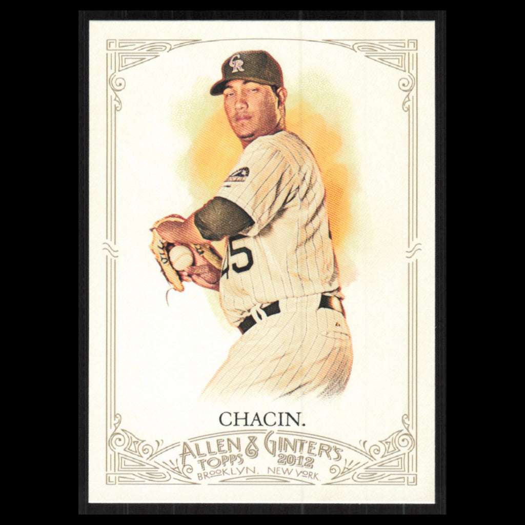 Jhoulys Chacin #195 2012 Topps Allen - Ginter Colorado Rockies Baseball Card MLB