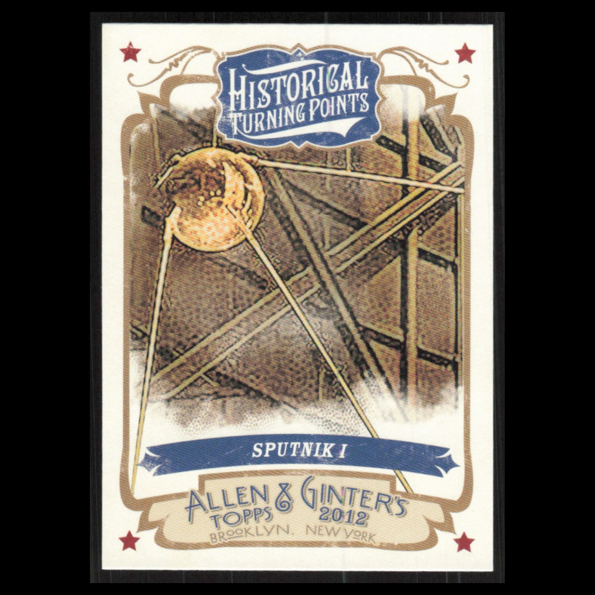 Sputnik 1 #HTP19 2012 Topps Allen - Ginter Historical Turning Points Baseball NM