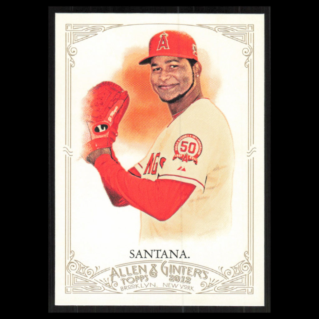 Ervin Santana #166 2012 Topps Allen - Ginter Los Angeles Angels Baseball Card NM