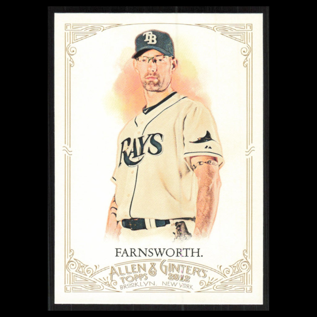 Kyke Farnsworth #304 2012 Topps Allen - Ginter Tampa Bay Rays Baseball Card MLB