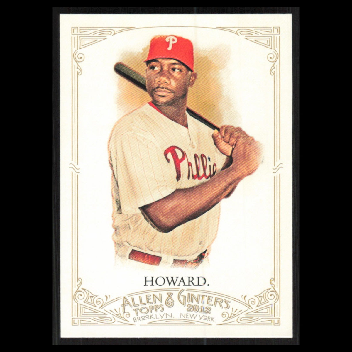 Ryan Howard #306 2012 Topps Allen - Ginter Philadelphia Phillies Baseball Card
