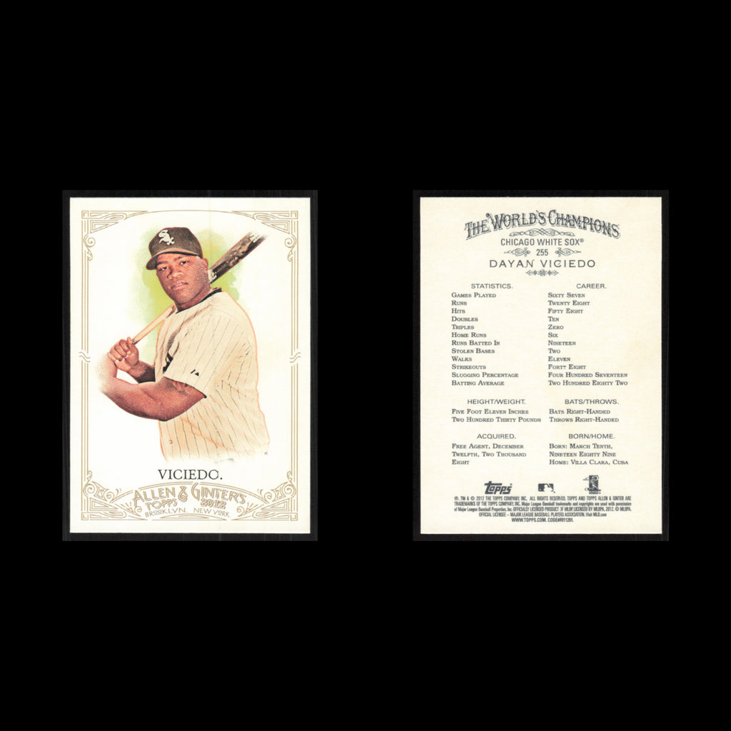 Dayan Viciedo #255 2012 Topps Allen - Ginter Chicago White Sox Baseball Card MLB