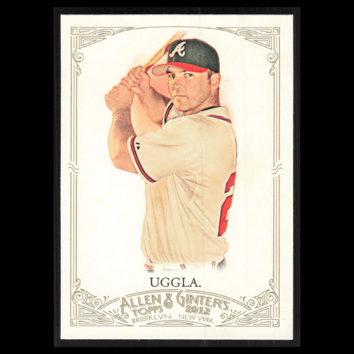 Dan Uggla #257 2012 Topps Allen - Ginter Atlanta Braves Baseball Card MLB NM