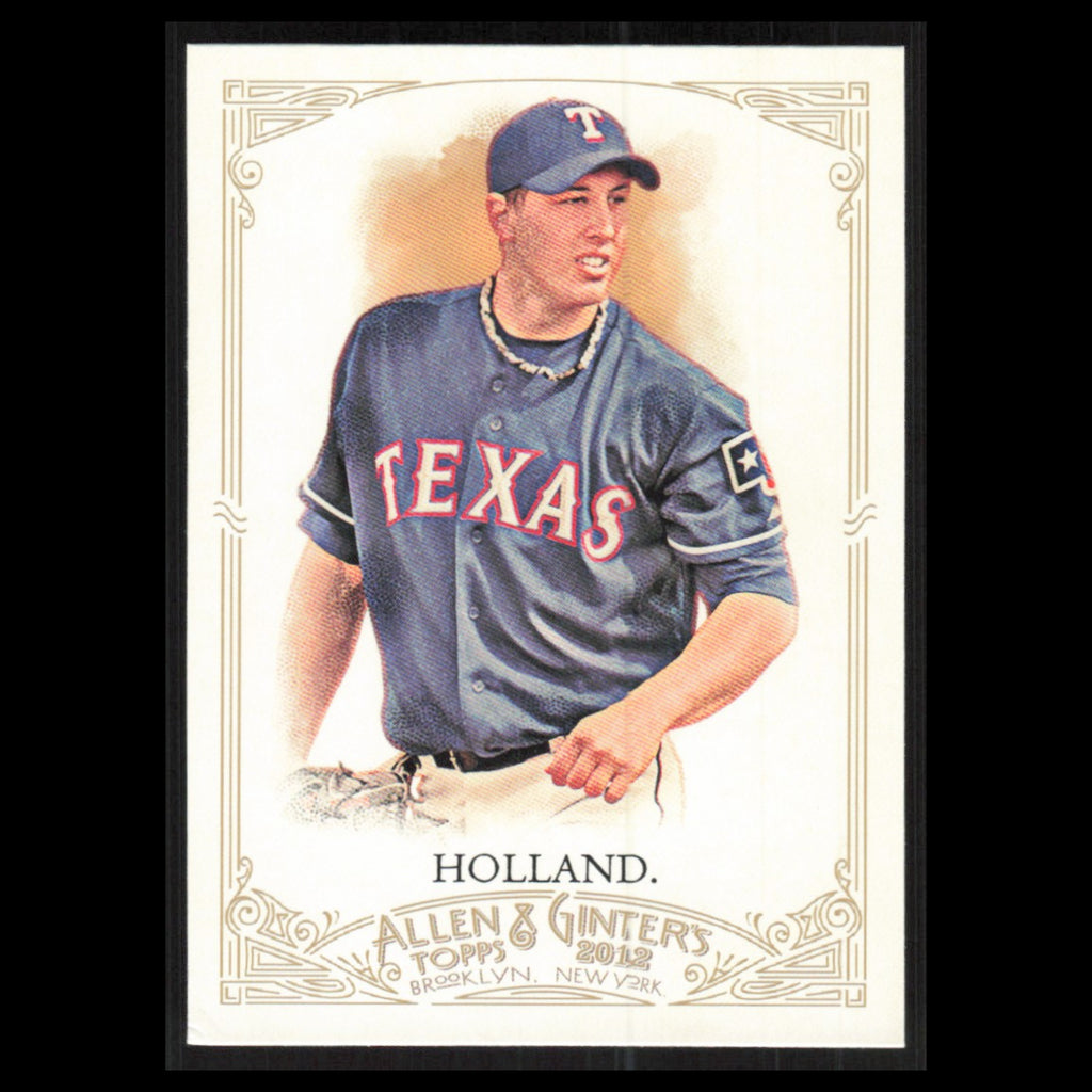 Derek Holland #290 2012 Topps Allen - Ginter Texas Rangers Baseball Card MLB NM