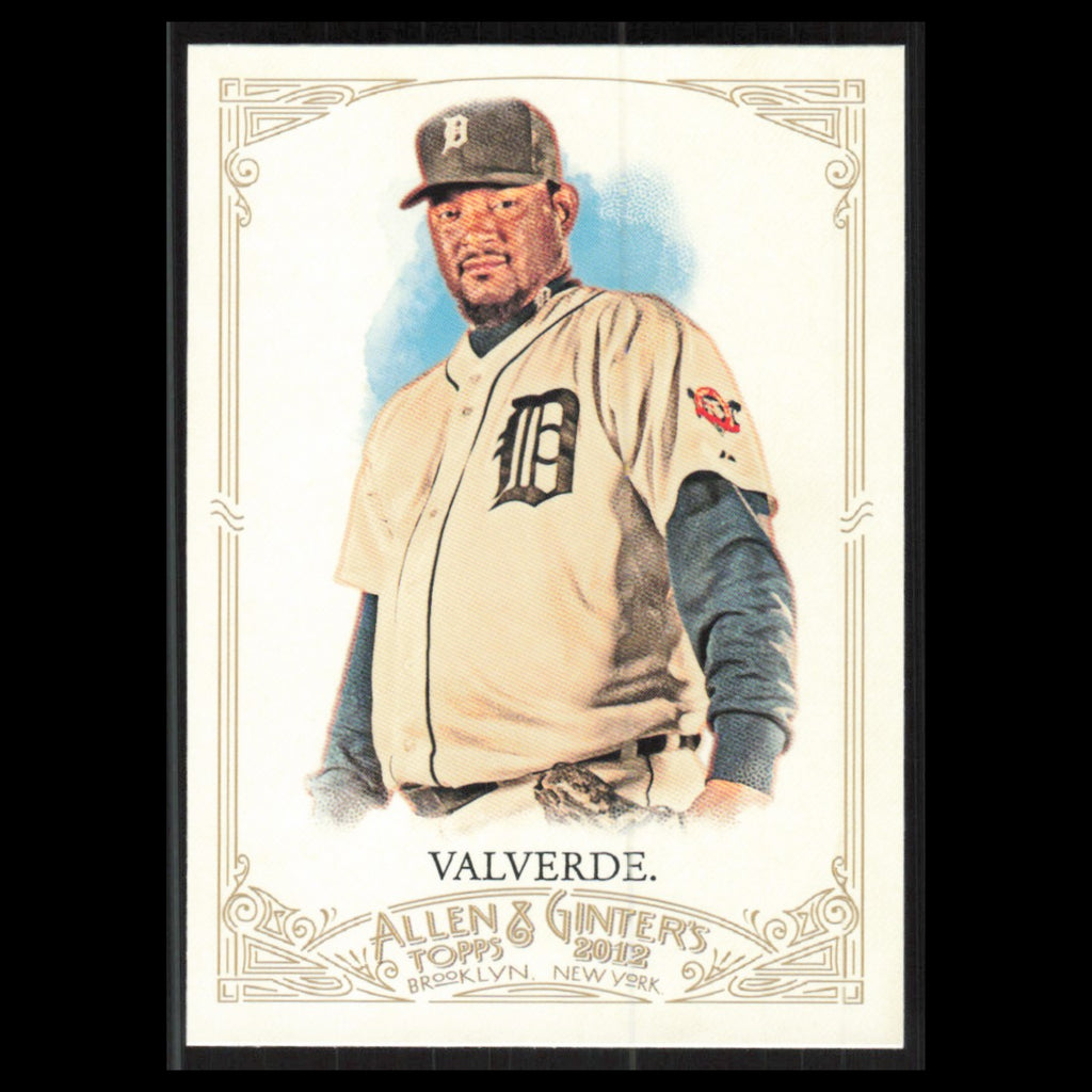 Jose Valverde #151 2012 Topps Allen - Ginter Detroit Tigers Baseball Card MLB NM