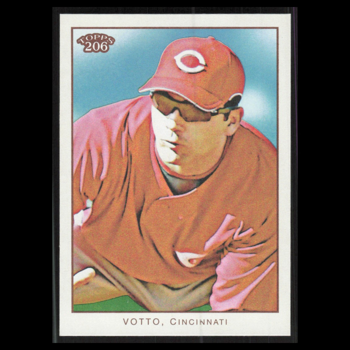 Joey Votto #221 2009 Topps 206 Cincinnati Reds Baseball Card MLB NM