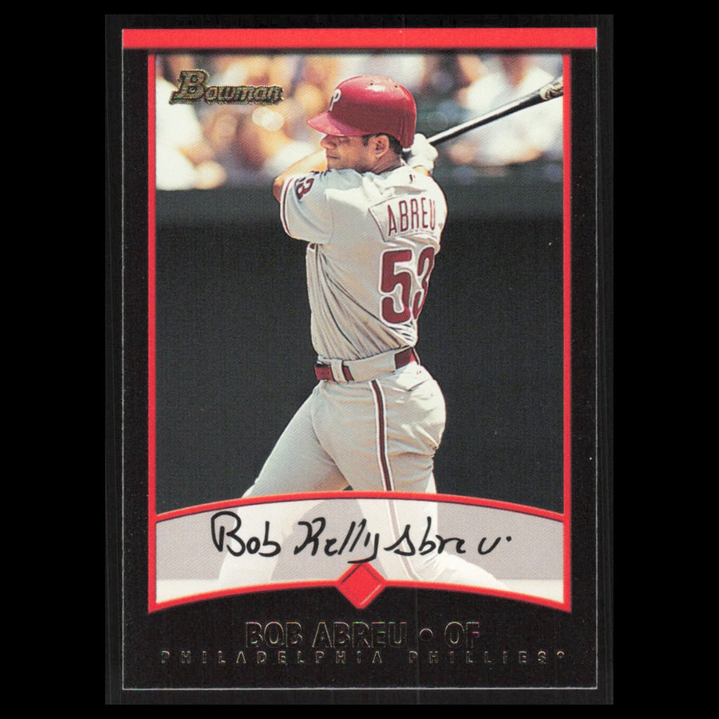 Bobby Abreu #104 2001 Bowman Philadelphia Phillies Baseball Card MLB NM
