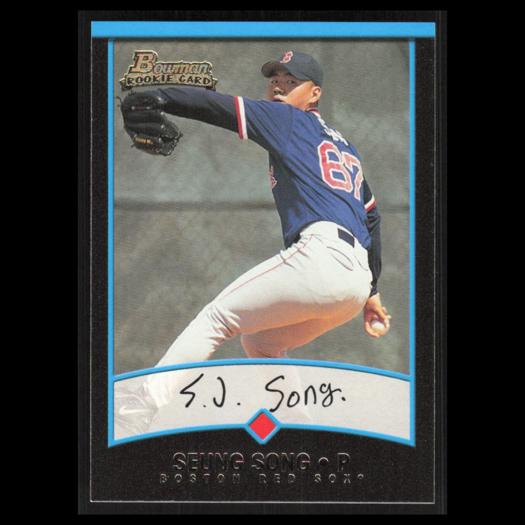 Seung Song Rookie #279 2001 Bowman Boston Red Sox Baseball Card MLB NM