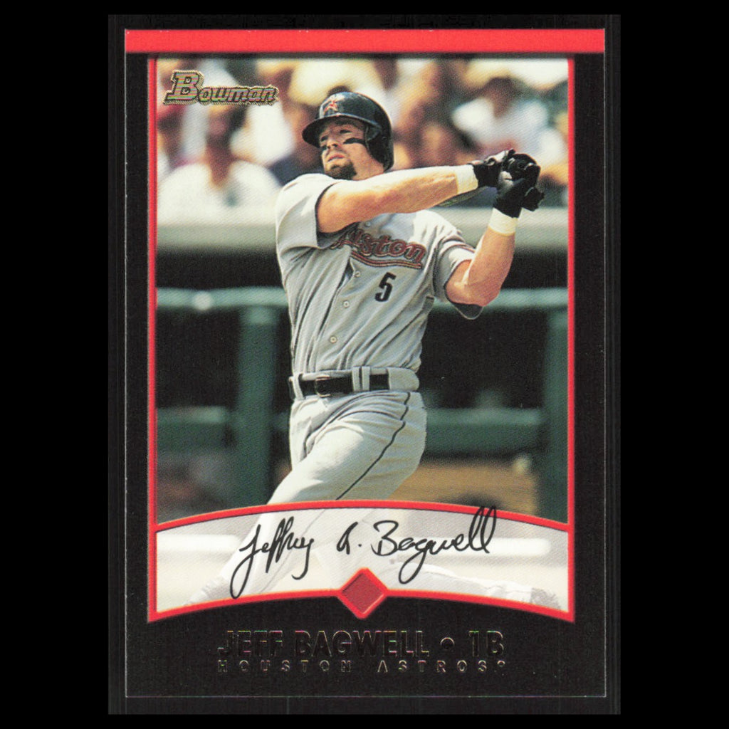 Jeff Bagwell #137 2001 Bowman Houston Astros Baseball Card MLB NM