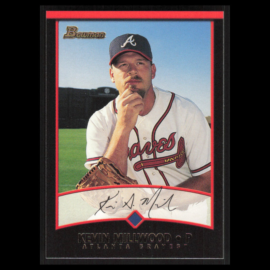 Kevin Millwood #138 2001 Bowman Atlanta Braves Baseball Card MLB NM