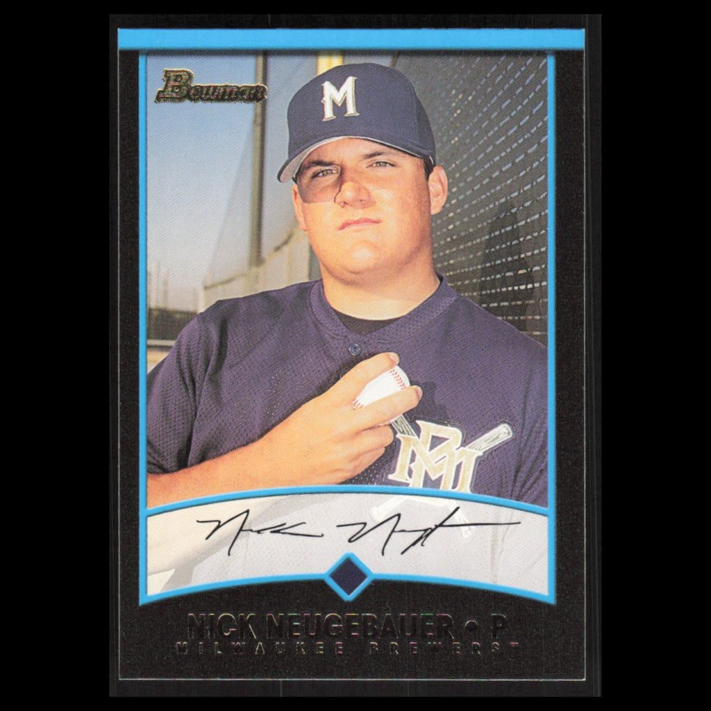 Nick Neugebauer #180 2001 Bowman Milwaukee Brewers Baseball Card MLB NM