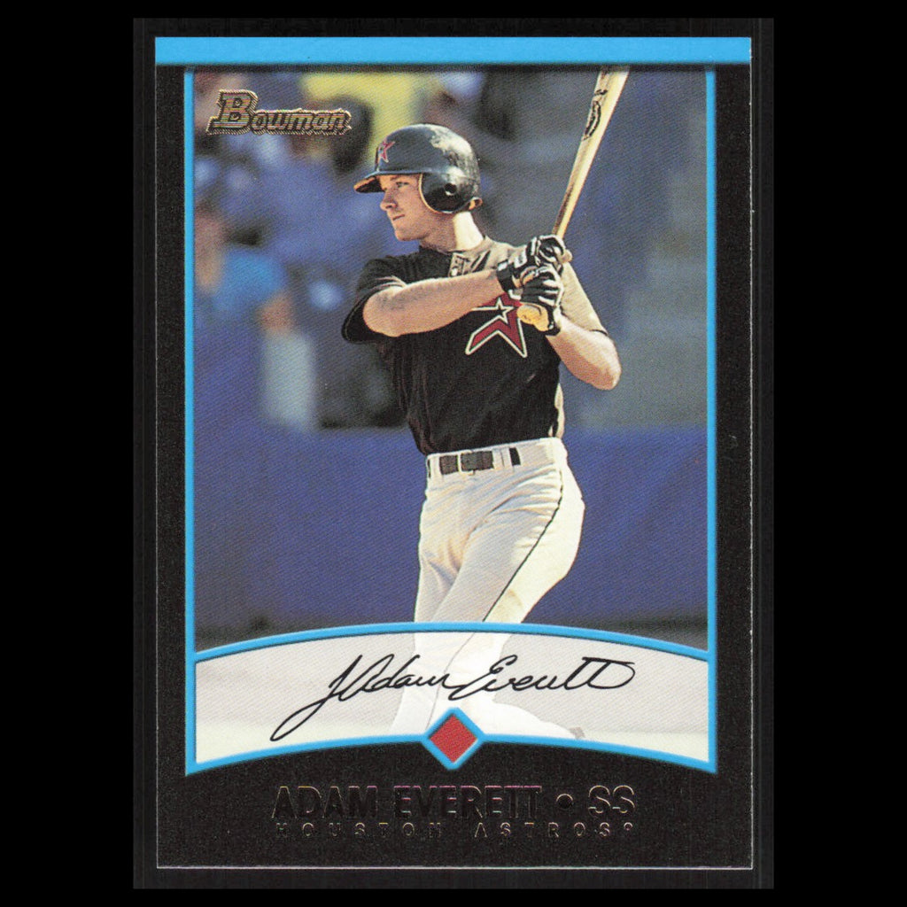 Adam Everett #203 2001 Bowman Houston Astros Baseball Card MLB NM