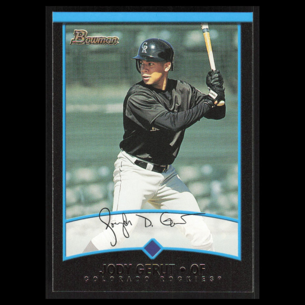 Jody Gerut #223 2001 Bowman Colorado Rockies Baseball Card MLB NM