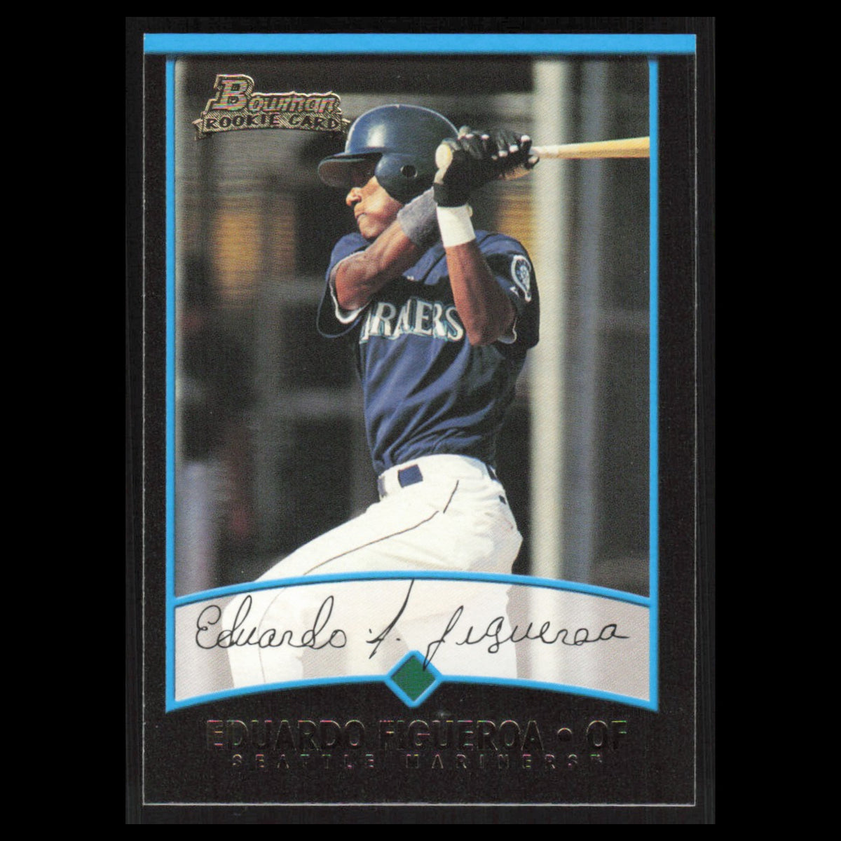 Eduardo F. Figueroa Rookie #402 2001 Bowman Seattle Mariners Baseball Card MLB