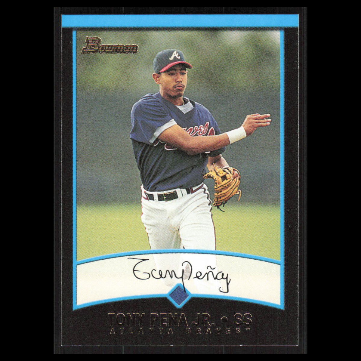 Tony Pena Jr. #303 2001 Bowman Atlanta Braves Baseball Card MLB NM