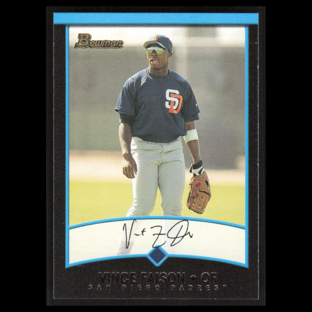 Vince Faison #328 2001 Bowman San Diego Padres Baseball Card MLB NM