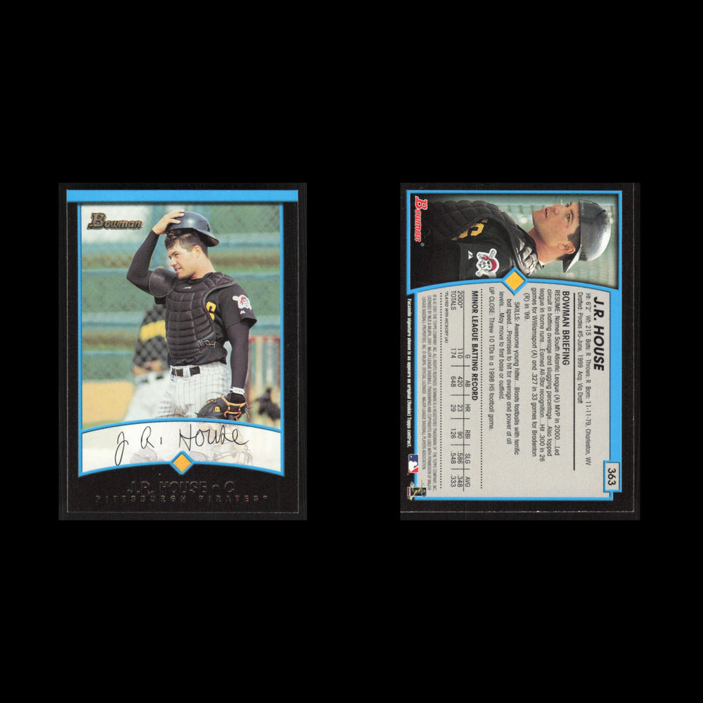 J.R. House #363 2001 Bowman Pittsburgh Pirates Baseball Card MLB NM