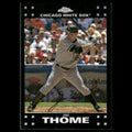 Jim Thome #205 2007 Topps Chrome Refractor Chicago White Sox Baseball Card MLB