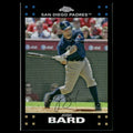 Josh Bard #12 2007 Topps Chrome Refractor San Diego Padres Baseball Card MLB NM