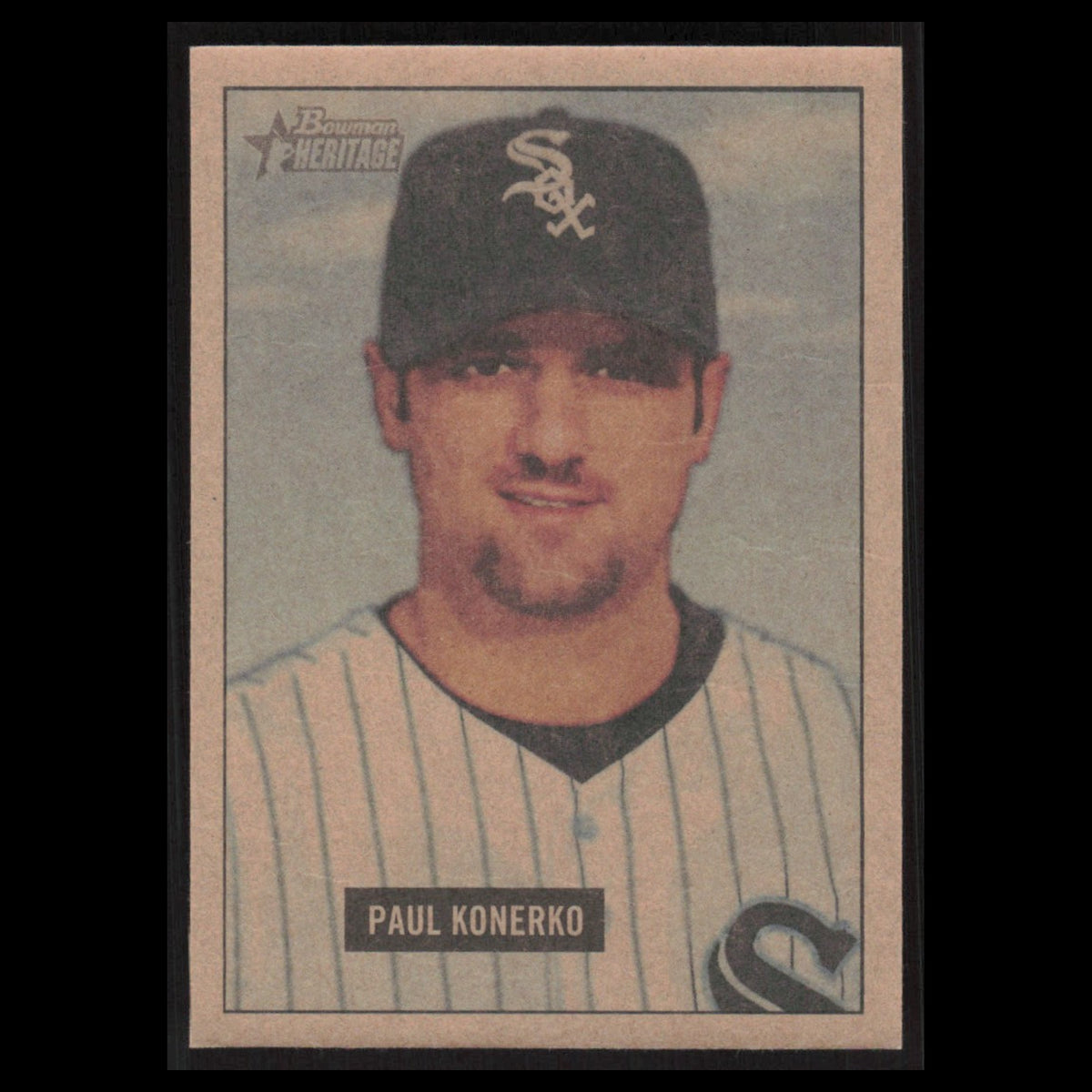 Paul Konerko #123 2005 Bowman Heritage Chicago White Sox Baseball Card MLB NM