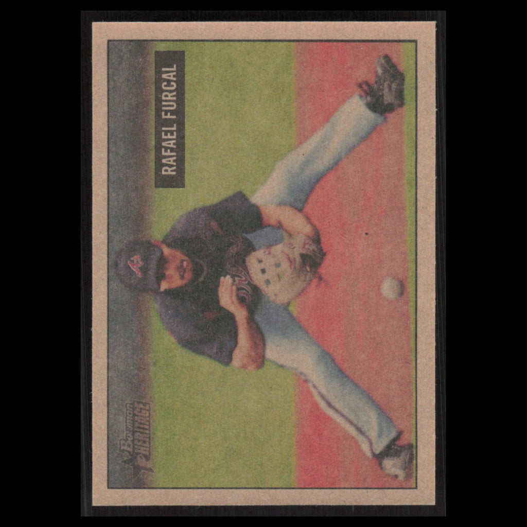 Rafael Furcal #171 2005 Bowman Heritage Atlanta Braves Baseball Card MLB NM