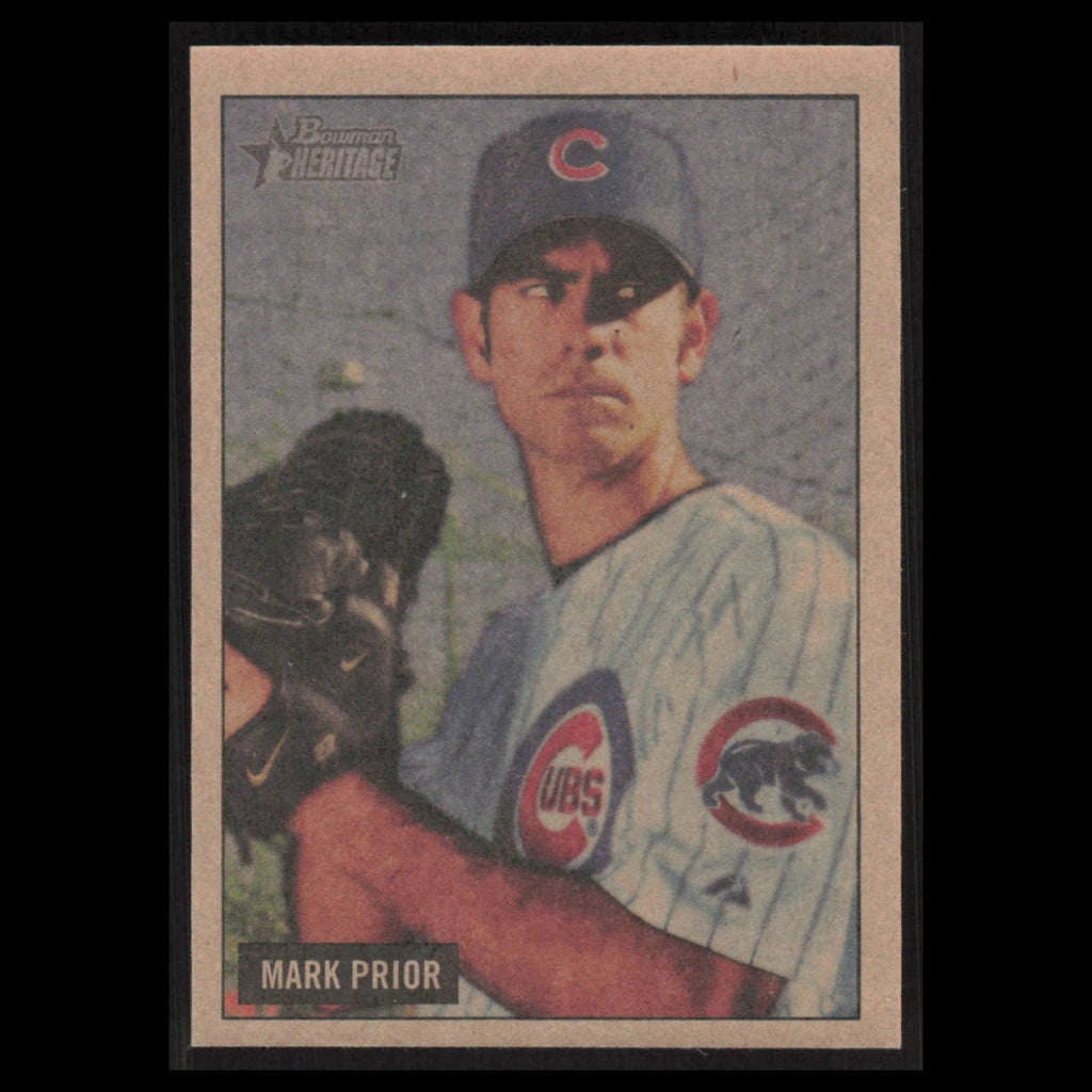 Mark Prior #102 2005 Bowman Heritage Chicago Cubs Baseball Card MLB NM