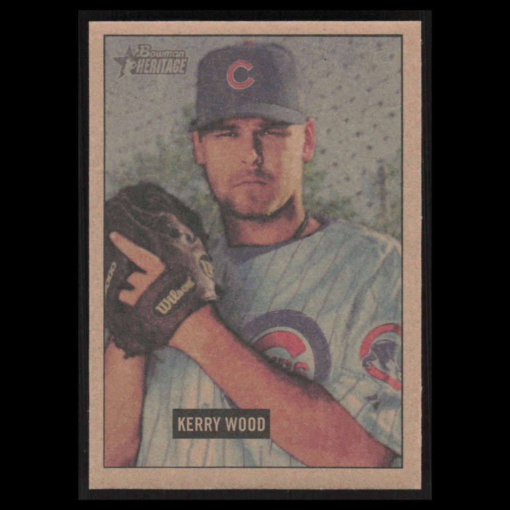 Kerry Wood #103 2005 Bowman Heritage Chicago Cubs Baseball Card MLB NM