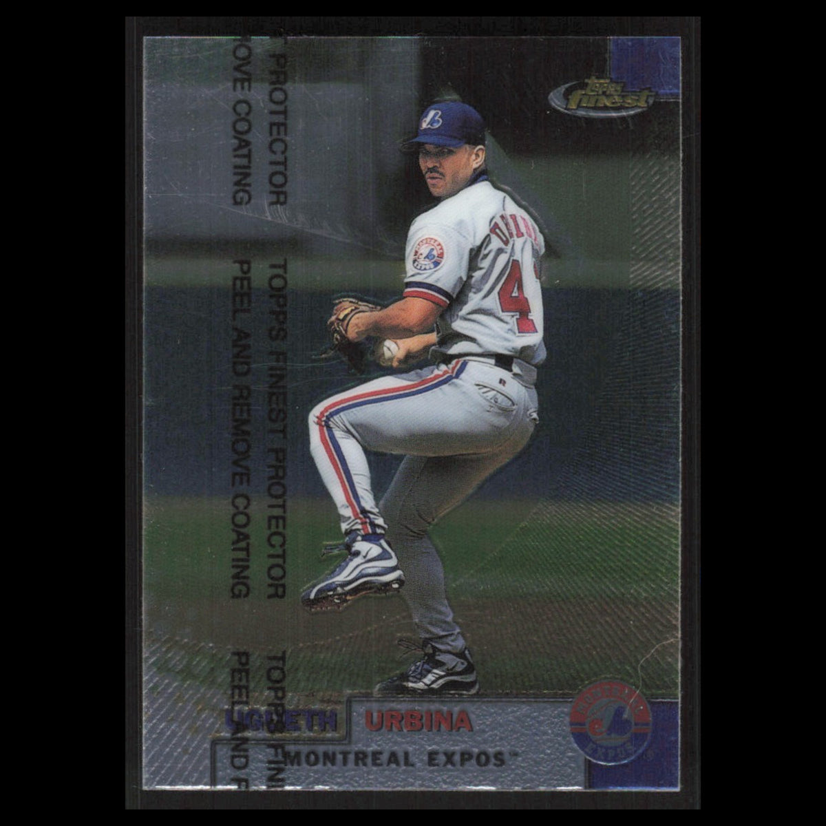 Ugueth Urbina #179 1999 Topps Finest w Coating Montreal Expos Baseball Card MLB