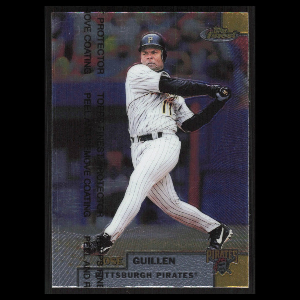 Jose Guillen #201 1999 Topps Finest w Coating Pittsburgh Pirates Baseball Card