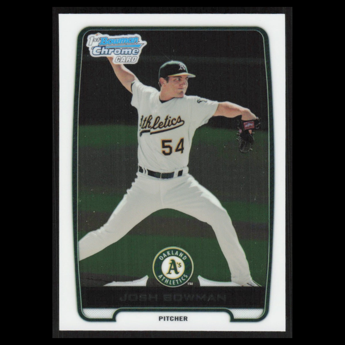Josh Bowman #BCP27 2012 Bowman Chrome Prospects Oakland Athletics Baseball Card