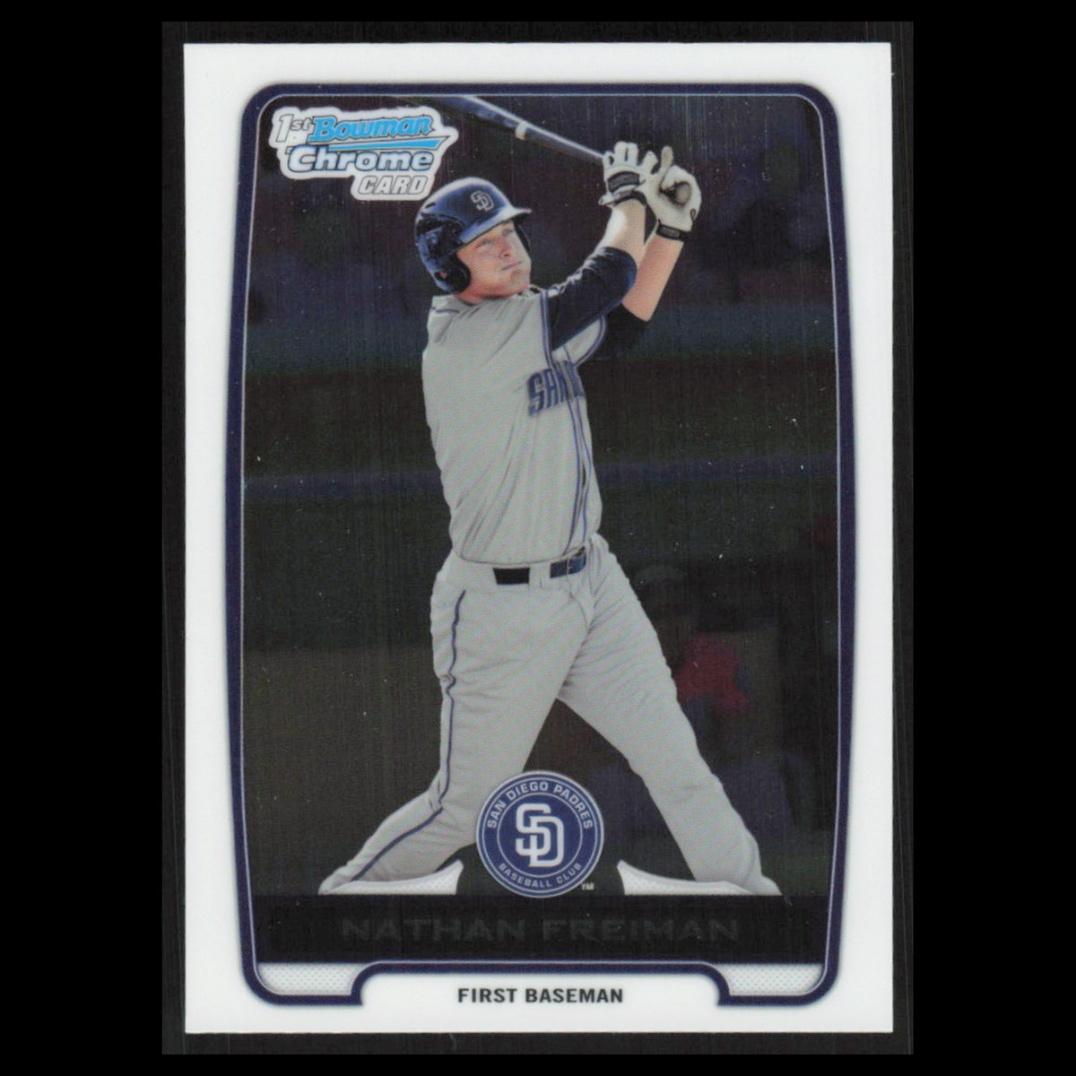 Nathan Freiman #BCP4 2012 Bowman Chrome Prospects San Diego Padres Baseball Card