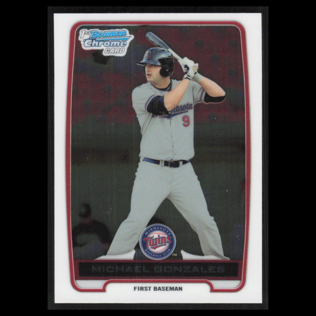 Michael Gonzales #BCP38 2012 Bowman Chrome Prospects Minnesota Twins Baseball NM