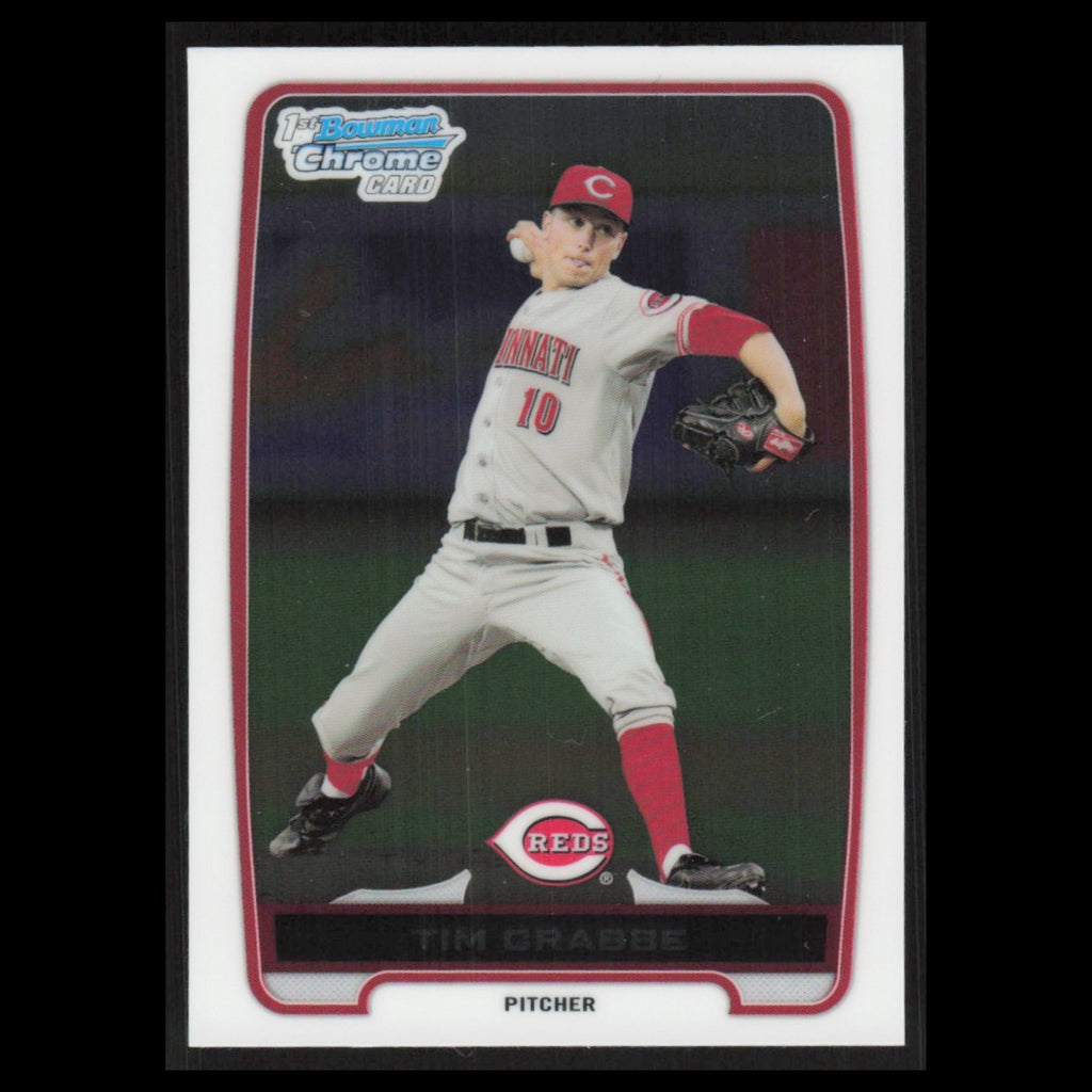 Tim Crabbe #BCP42 2012 Bowman Chrome Prospects Cincinnati Reds Baseball Card MLB