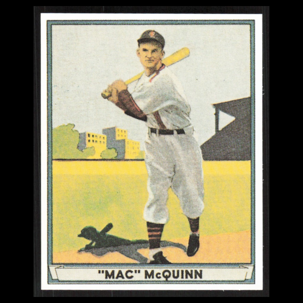 George McQuinn #23 1977 1941 Play Ball Reprints St. Louis Browns Baseball Card