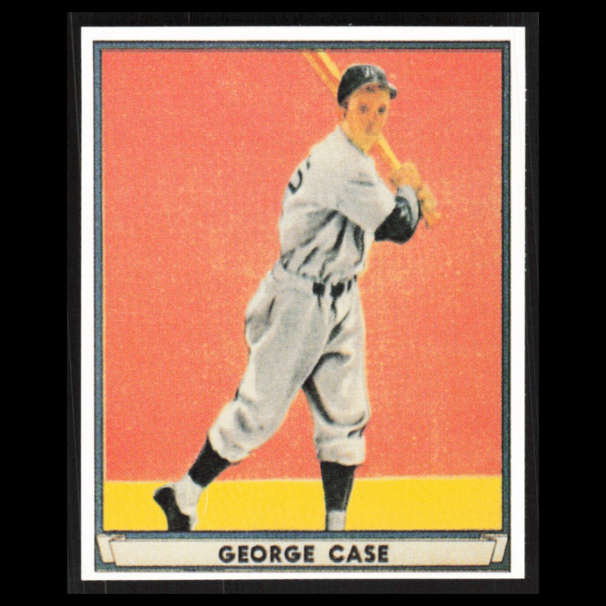 George Cash #69 1977 1941 Play Ball Reprints Washington Senators Baseball Card