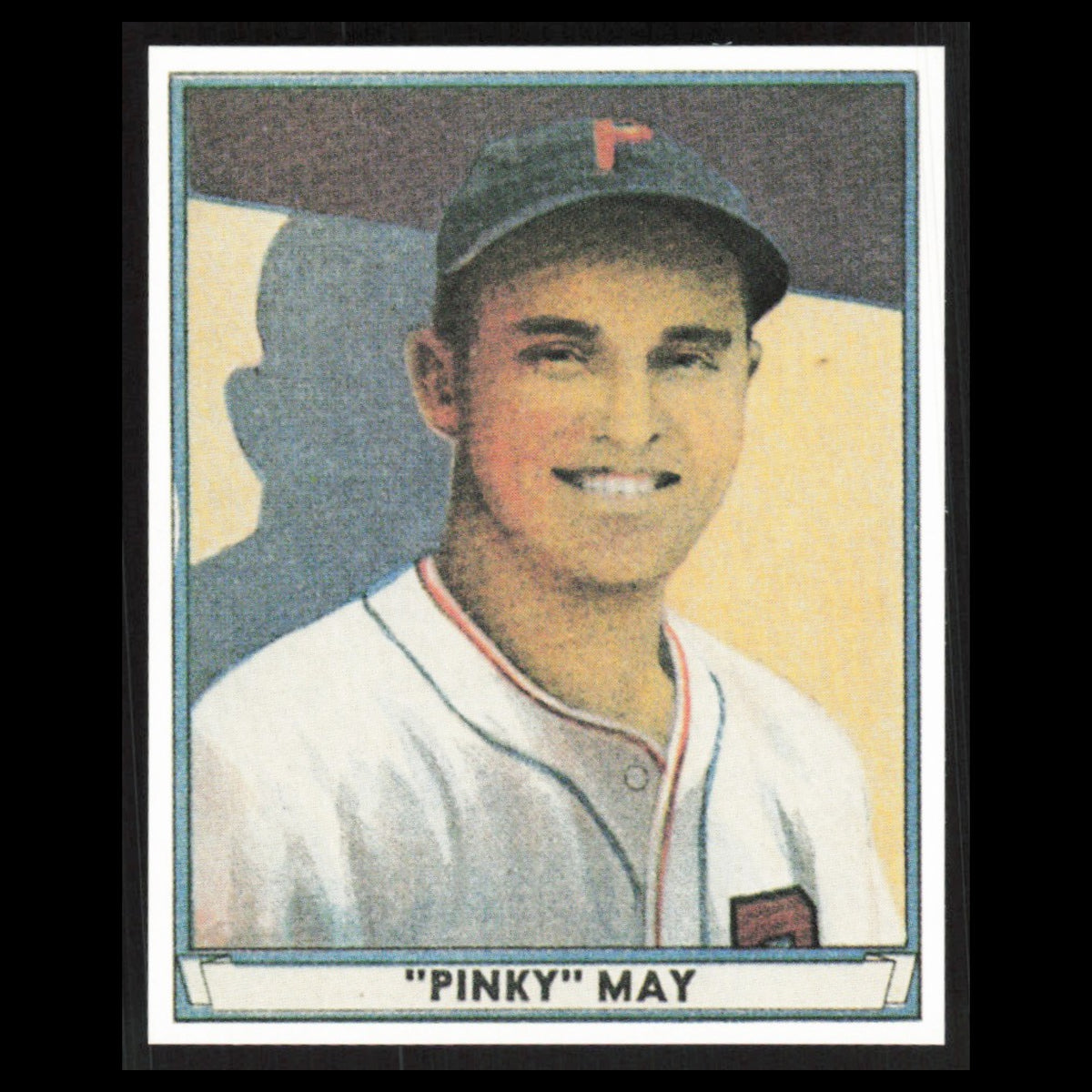 Pinky May #9 1977 1941 Play Ball Reprints Philadelphia Phillies Baseball Card NM