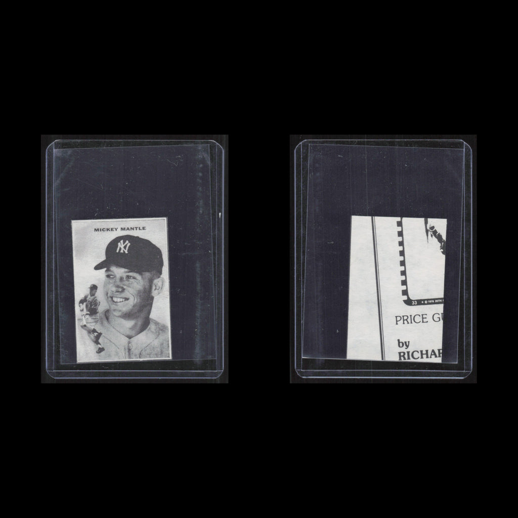 MIckey Mantle #NNO 1980 New York Yankees Baseball Card MLB NM