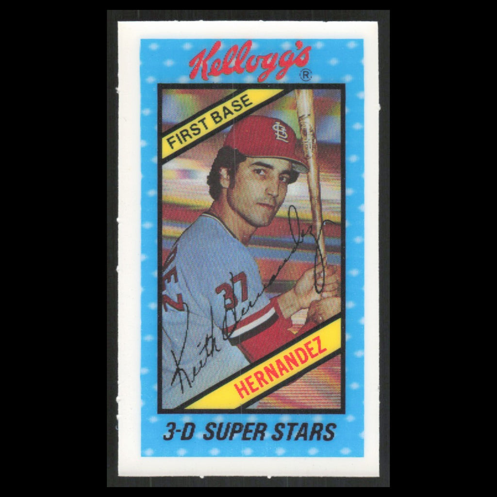Keith Hernandez #43 1980 Kelloggs St. Louis Cardinals Baseball Card MLB NM