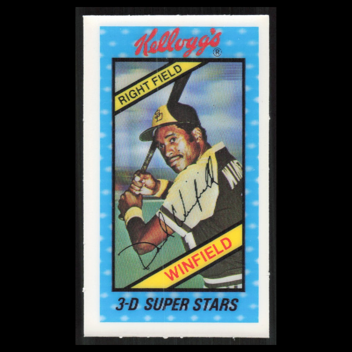 Dave Winfield #32 1980 Kelloggs San Diego Padres Baseball Card MLB NM