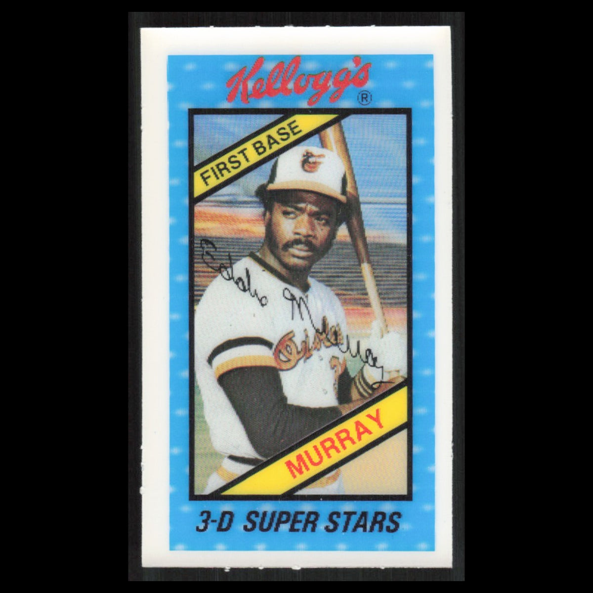 Eddie Murray #24 1980 Kelloggs Baltimore Orioles Baseball Card MLB NM