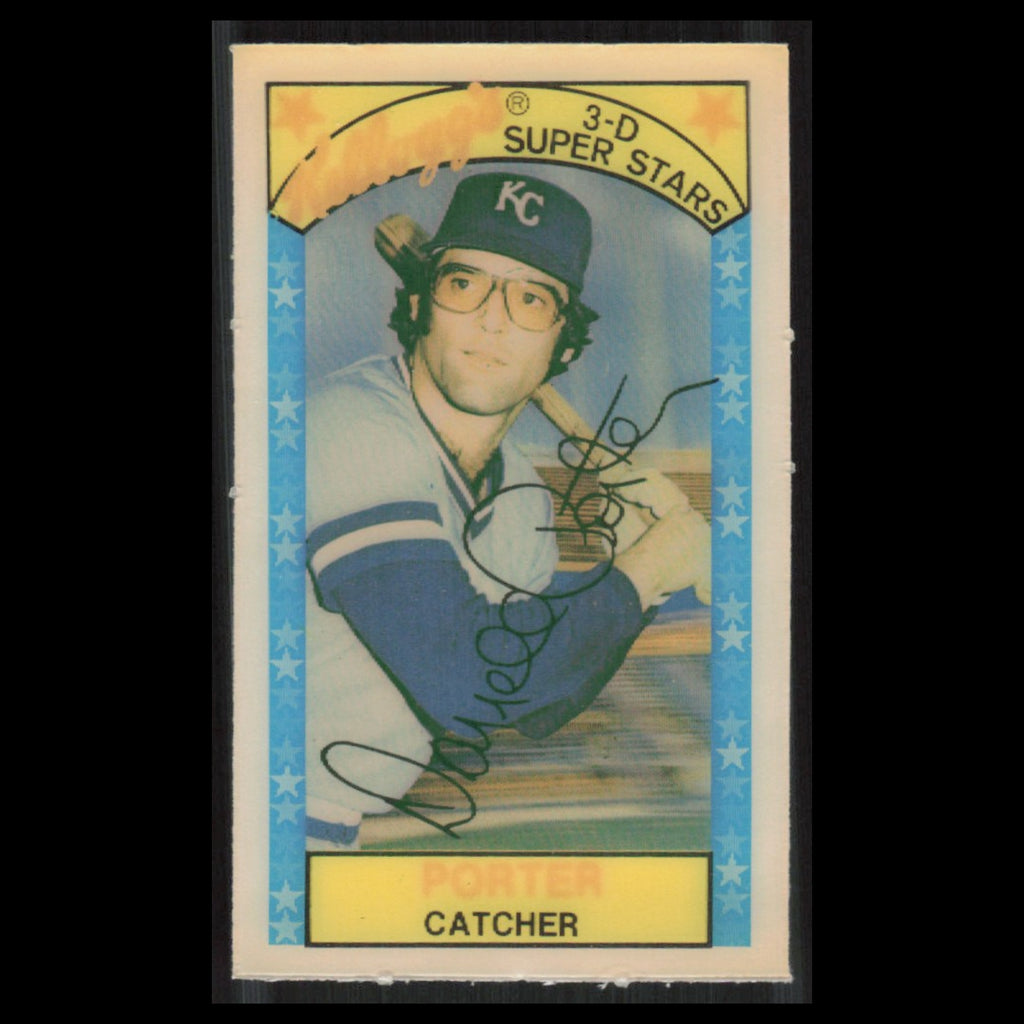 Darrell Porter #25 1979 Kelloggs Kansas City Royals Baseball Card MLB NM