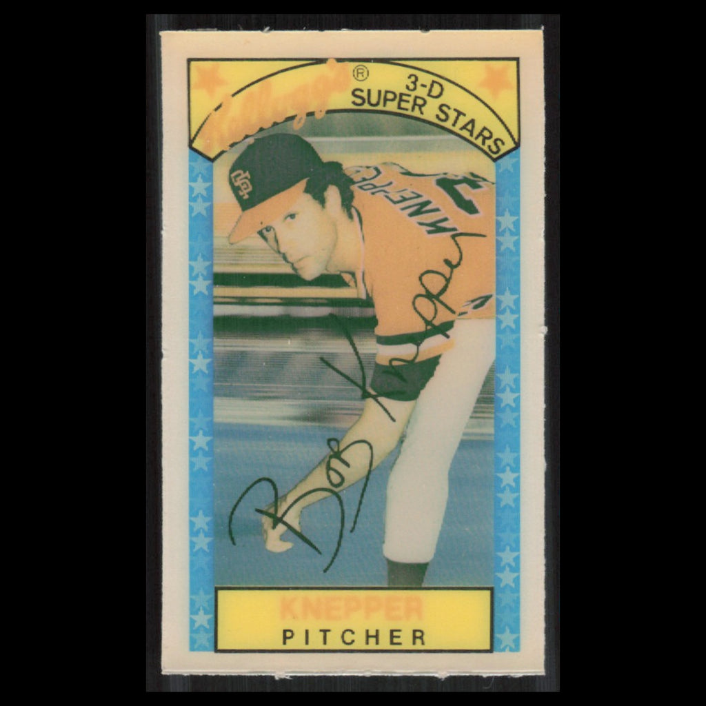 Bob Knepper #35 1979 Kelloggs Detroit Tigers Baseball Card MLB NM